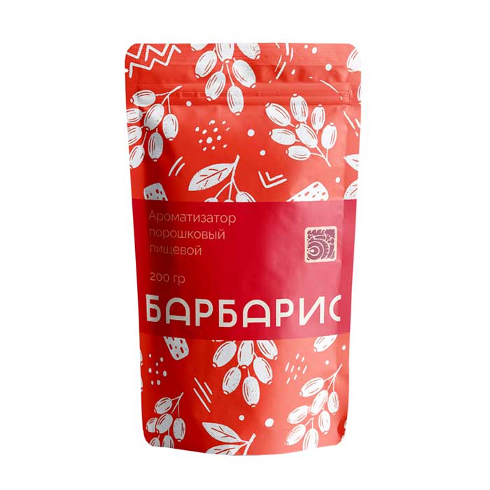 Фасовка ароматизатора пищевого порошкового "Барбарис" в дой-пак, 200-1000 г