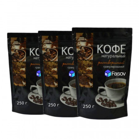 Фасовка кофе в дой-пак, 250 г