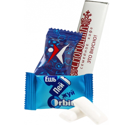 Жвачка с логотипом