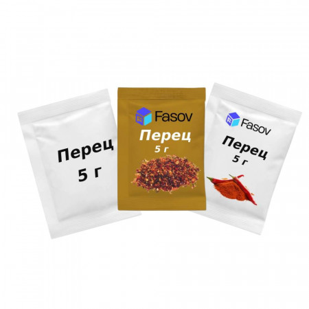 Фасовка перца порционного в саше, 5 г