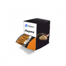Фасовка перца порционного в стиках в шоу-бокс коробке, 1 г