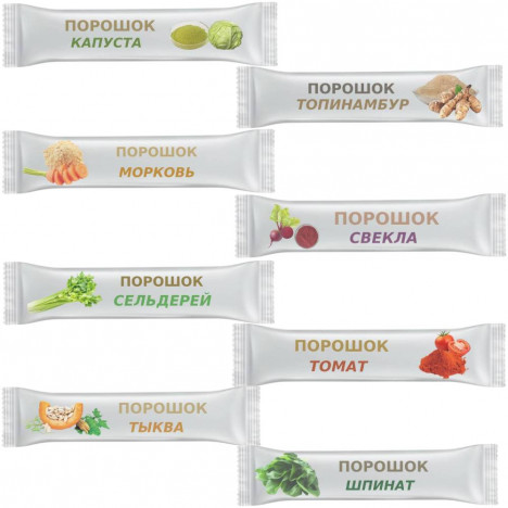Фасовка овощного порошка в стик-пакеты под заказ