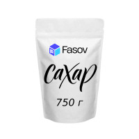 Фасовка сахара в дой-пак, 750 г