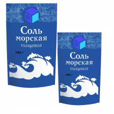 Фасовка соли пищевой в дой-пак, 750 г